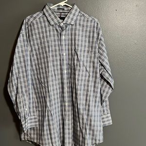 Tommy Hilfiger dress up button up shirt light blue XL in great condition.